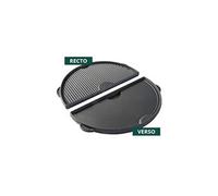 BIG GREEN EGG - Demi-plancha en fonte réversible pour BIG GREEN EGG XL & 2XL G