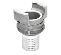 Demi raccord symétrique Guillemin, pompier, à douille annelée réduite à collerette - DN 50 x 51mm