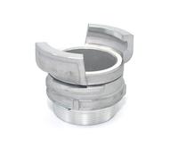 Demi raccord symétrique Guillemin, pompier, à verrou à douille filetée mâle - DN 50 x 2'' BSP-DN 50 x 2'' BSP