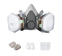 Demi-respirateur mmask - Masque de nettoyage facile, système de filtre à poussière de protection, joint léger et sûr, facile à nettoyer | peinture en aérosol, rénovation de bricolage, travail du bois