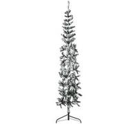 vidaXL Demi Sapin de Noël Floqué 210 cm