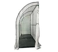 Demi-serre murale adossée pour jardin et balcon 80 x 200 x 160 cm