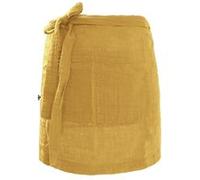Demi-Tablier avec Double Poche Gaze de Coton Safran - OUREA - ALTOBUY Jaune