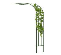 Demi treillis de roses pour plantes grimpantes - Support de jardin en métal, jardinière murale Detive, 200 x 240 cm, idéal pour les vignes, les roses, les pers- et Slish Garden Det