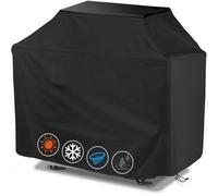Demiwise Housse de Barbecue de 147,3 cm pour Barbecue d'extérieur, Boucle réglable améliorée et Cordon de Serrage, imperméable, Anti-UV, Anti-déchirure, Convient à la Plupart des barbecues
