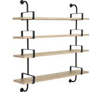 GUBI Étagère murale Demon 4 niveaux oak. 155 cm
