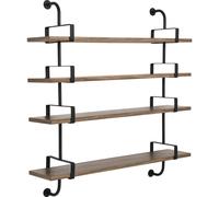 GUBI Étagère murale Demon 4 niveaux walnut. 155 cm