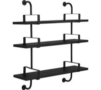 GUBI Démon Étagère L95 cm 3 Étagères Frêne Noir