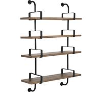 GUBI Étagère murale Demon 4 niveaux Noyer 95 cm