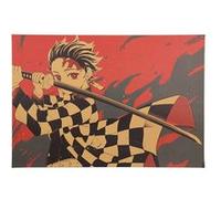 Demon Slayer Poster Classic Cartoon Japonais Anime Papier Peint Décoratif - 50,5 x 35 cm (Style 07) G