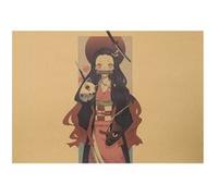 Demon Slayer Poster japonais Anime peinture décorative Art Wall Sticker - 50,5 x 35 cm (Style 05) G