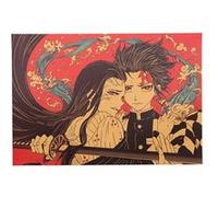 Demon Slayer Poster Japonais Anime Peinture Décorative Papier Peint - 50,5 x 35 cm (Style 06) G