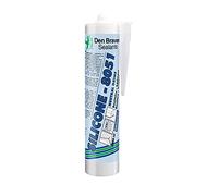 Den Braven SILICONE 8051 Transparent - Cartouche de 300ml | Mastic silicone Monocomposant Polyvalent pour les Joints Sanitaires le Scellement de Bâtiments et les Joints de Vitrage