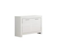 DENAE - Buffet 2 Portes L112cm Laqué Blanc Brillant - LM_MOBILI