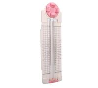 Denash 4 en 1 Coupe-Papier, Couteau de Bricolage Multifonction | Outil de scrapbooking avec lames droites, ondulées, pointillées et rainurées pour album, fabrication de cartes