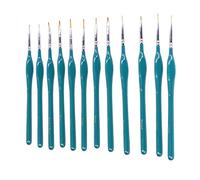 Denash High Duress Hook 12 PCS Drawing Brush pour la Bande Dessinée, L'aquarelle, la Peinture D'art Birchnylon