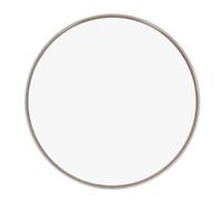Denash Miroir Grossissant 30x, Miroir Grossissant de 6 Pouces avec 3 Ventouses, Miroir Rond de Taille Voyage pour Le Maquillage et la Coupe des Sourcils avec Une visibilité Claire (Gold)