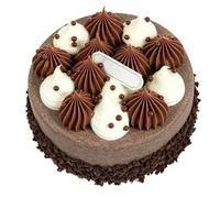 Denash Modèle de Faux Gâteau, Gâteaux D'affichage de Simulation de Crème au Chocolat en PVC de 4 Pouces, Accessoire de Gâteau d'anniversaire Réaliste pour Décor de Photographie de (1PCS)