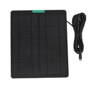 Denash Panneau Solaire 10W adapté pour Caméra de sécurité Extérieure Ring | Panneau en silicium monocristallin, revêtement ETFE, conception étanche pour caméras annulaires et