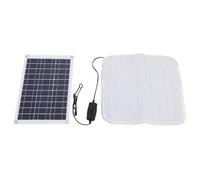 Denash Panneau Solaire Monochronique Portable avec Une Couverture Chauffée de 50 W pour Les Activités de Plein Air pour Le Camping