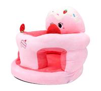 Denash Plush Baby Sit Up Chair with Back Support (Cake) | Siège de sol Portable pour tout-petits, joli canapé pour s\'asseoir, siège pour bébé au Design ergonomique