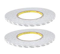 Denash Ruban Adhésif Double Face 2mm 3mm 5mm pour Réparation D'écran de | Ruban en tissu Non tissé blanc avec gomme acrylique, résistant à la chaleur, étanche, pour écran tactile LCD, étui, cordon,