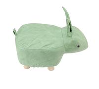 Denash Tabouret en Forme d'animal de Dessin animé, Repose-Pieds en Bois | Siège en coton PP doux, fond muet antidérapant, pour enfants, adultes, maison, cour