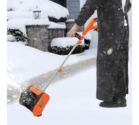 Déneigeuse électrique 1800W, 3500 tr/min, largeur de déneigement de 32 cm, modèle filaire. Idéale pour les allées, les cours et les terrasses. Déneigeuse électrique avec une portée d'éjection de 8 mèt