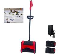 Déneigeuse électrique 2 Akkus 2Ah, idéale pour les petits espaces et les vérandas. Pliable et avec système de rangement amovible. Pelles à neige électriques pour usage domestique. Portée : 8 mètres. L
