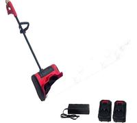 Déneigeuse électrique 21V pour glace fine et neige. Chasse-neige électrique. Déneigement rapide et facile. Largeur de travail : 32 cm. Brosse à neige : 15 cm. Pas besoin de se pencher, protège votre d