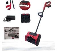 Déneigeuse électrique 21V x 2 batteries. Profitez du déneigement en famille et entre amis. Légère, pratique, simple d'utilisation et maniable. Largeur de travail : 32 cm / Hauteur de neige : 15 cm / P