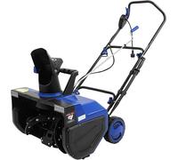 Déneigeuse électrique 2400W, largeur de 22,05 pouces, avec éclairage LED et roues antidérapantes, pour usage domestique, terrasses et déneigement industriel. Couleur : noir