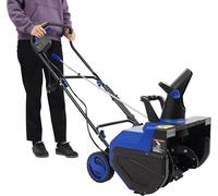 Déneigeuse électrique 2400W, largeur de travail de 56 cm, adaptée aux chutes de neige jusqu'à 33 cm, phare LED, portée d'éjection de 7,6 mètres