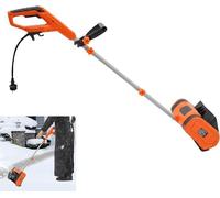 Déneigeuse électrique filaire, moteur 1800W, 3500 RPM, largeur de travail de 32 cm, profondeur de déneigement de 15 cm. Déneigeuse électrique à branchement, pelle à neige électrique, souffleuse à neig