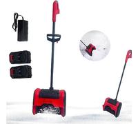 Déneigeuse électrique sans fil. Sans odeur d'essence. Facile à manipuler et à entretenir. Éjection latérale. Pelle à neige sans fil | Portée d'éjection : 8 mètres | Largeur de travail : 32 cm | Hauteu