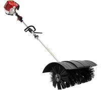 Déneigeuse motorisée, 52cc, 2,3 chevaux, déneigeuse manuelle. Brosse motorisée pour balayer, machine de nettoyage à essence. Balai à essence, largeur de balayage de 60 cm. Idéale pour nettoyer les pel