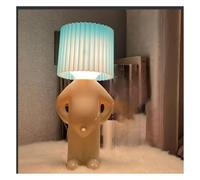DengFen Humble Mike Lampe Coquine, Petite Lampe Créative Homme Timide, Lampe de Nuit Créative, Cadeau Éléphant Blanc Adulte, Cadeau pour la Saint-Valentin pour Lui et Elle (Bleu)