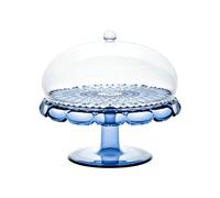 Denim blue STAND À GÂTEAU AVEC CLOCHE "VANITY"