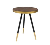 DENISE S - Table basse ronde art déco D44 Or