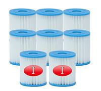 Denkmsd Lot de 8 Cartouches filtrantes de Rechange Taille I pour Bestway Type I pour Bestway 58093 Piscine