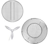 Denmay Grille de cuisson, grille de charbon de bois et kit de nettoyage pour le gril à charbon de bois Weber 57CM