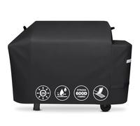 Denmay Housse de barbecue Weber Searwood XL 600 - Pour barbecue à granulés de bois Weber Searwood XL - Imperméable et résistante aux UV - Accessoire de barbecue avec fermeture - Noir