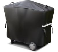 Denmay Housse de Gril 7112 pour grilles de la série Weber Q2000 Q2200 Q2400 Q300 Q3000 Q3200, 145CM 600D étanche et résistant aux UV