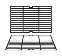 Denmay Lot de 2 grilles de rechange en fonte pour barbecue Tepro Toronto Click, Taino Hero XL, barbecue au charbon de bois Activa Angular Fonte, EL Fuego Montréal, 41,9 x 54,6 cm