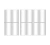 Denmay Lot de 3 grilles de cuisson en acier inoxydable 41,5 x 60,5 cm - Pour série Burnhard FRED, Taino Black 3+1, Taino Platinum 3+1, pour Rösle Artiso G3, Tarrington House Paxton 3 brûleurs