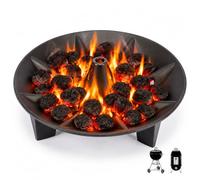 Denmay Panier à charbon de bois pour barbecue Weber de 47/57/67 cm, panier à briquette de charbon pour bouilloire Weber, One Touch, Master Touch, supports de carburant de charbon, remplacez la grille