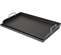 Denmay Plaques de cuisson de 63,5 x 40,6 cm pour la plupart des barbecues à gaz, au charbon de bois, barbecue électrique, plaque supérieure plate universelle, revêtement antiadhésif, grande plaque de