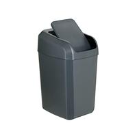Denox DEN131 Poubelle de découpe avec couvercle basculant 30 litres, Anthracite, 350 x 280 x 530 mm