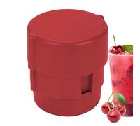Dénoyauteur D'| Dénoyauteur Multi-Fruits Pour Cerises,Accessoire de Cuisine Polyvalent Design à Poussoir Manuel pour Fruits Raisins Jujubes Confitures Intérieur Extérieur Camping