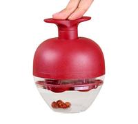Dénoyauteur de cerises 4 trous pour cerises et prunes | Ustensile de cuisine pour enlever le bac à fruits pour la maison, la cuisine, le camping, le pique-nique, la cuisine